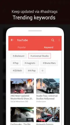 YoutubeCard android App screenshot 2